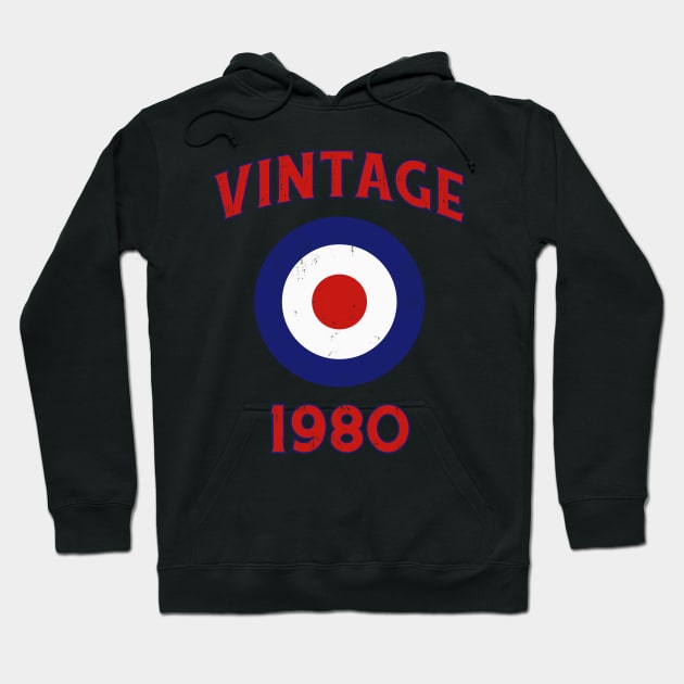 Mod Vintage 1980 Hoodie by marieltoigo